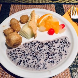 A tiny dessert 🤤 There’s also many things to choose...yummy  at Bali Indonesisches in Iserlohn