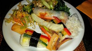 Vegan! options from the buffet...yummy at Bali Indonesisches in Iserlohn