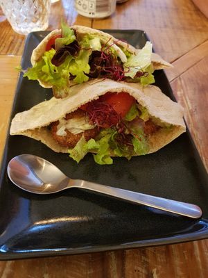 Falafel at Yerbamate in Conil De La Frontera