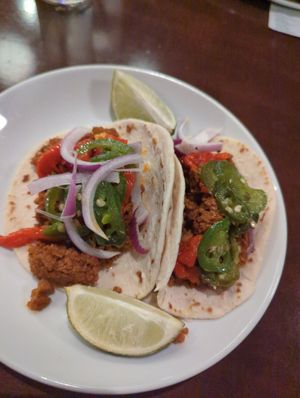 Vegan tacos at Decades in Lancaster