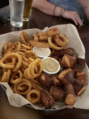 Fried Platter - make sure you ask for it to be vegan    at Decades in Lancaster