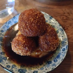 Cauliflower croquettes at Engine in Sowerby Bridge