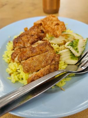 Vegetarian Chicken Rice at Pin Xiang Vegetarian 品香素 in Johor Bahru