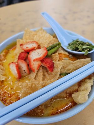 Vegetarian Curry Noodle at Pin Xiang Vegetarian 品香素 in Johor Bahru