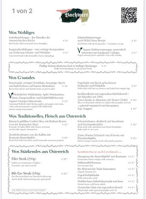 Karte Winter 2021 at Bachwirt in Knittelfeld