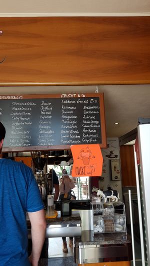 List of lactose-free ice creams at Eisdiele Riviera in Munich