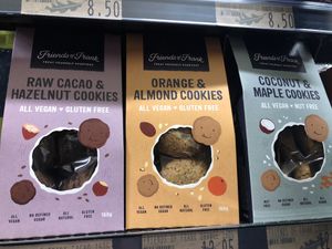 Vegan cookies at The Leaf Store in Elwood