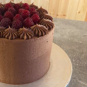 Layer cakes at Minkiemoo Bakery in Milton Keynes