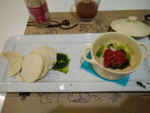 Vegan cheese at El Girasol in Murcia