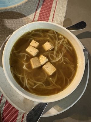 Sopa miso, sabor increíble!   at El Girasol in Murcia