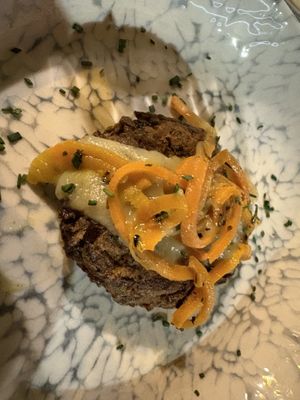 Medallón de calabaza  at El Girasol in Murcia