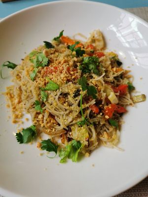 Tasty wok verduras at El Girasol in Murcia