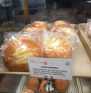 Labeled Lemon Custard Bun at Keefer Court in Eden Prairie