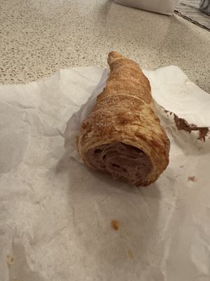 chocolate cone, a day later  #Veganuary at Keefer Court in Eden Prairie