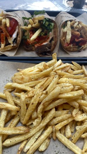 Mushroom souvlaki 🌯  at Street Souvlaki in Athens