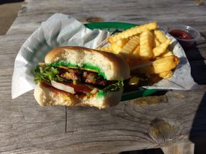 The Beyond Burger at The Green Table in Victoria