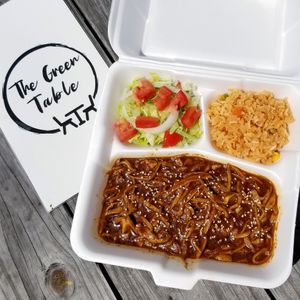 Mexican mole. at The Green Table in Victoria