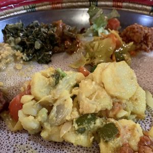 Potatoes   at Taste of Ethiopia in Pflugerville