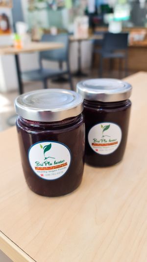 Blueberry jam at Bai Plu House in Bangkok