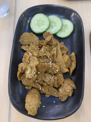 Thai sweet pork  at Bai Plu House in Bangkok