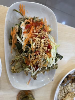 Crispy salad  at Bai Plu House in Bangkok