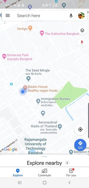 Exact location at Bai Plu House in Bangkok