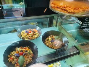 Salades maison at L'Effet Vert in La Grande-motte