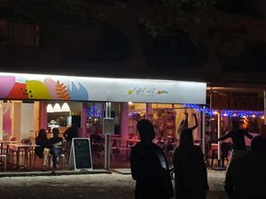 by night...
 at L'Effet Vert in La Grande-motte