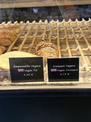 Marked vegan  at Pannus in Barcelona