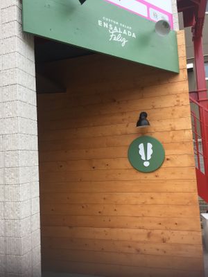 Coming from the station, then left and you’ll see it. It’s kinda hidden. at Ensalada Feliz in Tokyo
