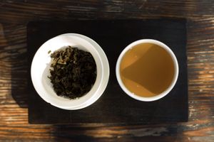 Oolong Tea brewed in a Gaiwan at Café Nullpunkt in Berlin