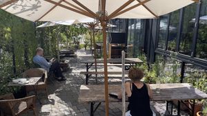   at Café Nullpunkt in Berlin