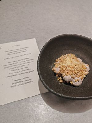 Rice pudding at Land in Birmingham