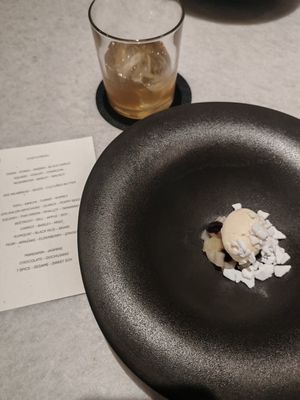 Ice cream and meringue at Land in Birmingham