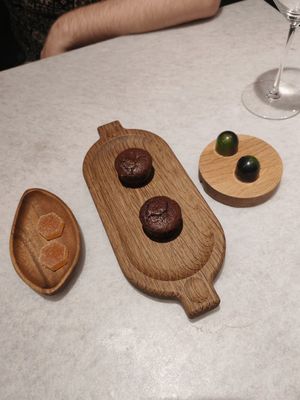 Dessert snacks at Land in Birmingham
