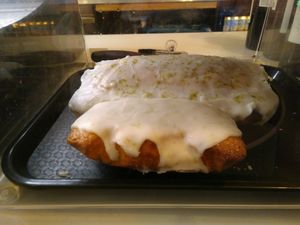 Vegan lime cake at Cafe Lima in Aarhus