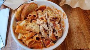 Pasta with "Chiken" at Trio in Cape Girardeau