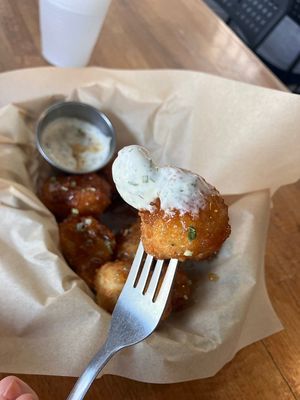 Cauliflower Wings with Thai Chili Sauce and ranch at Trio in Cape Girardeau