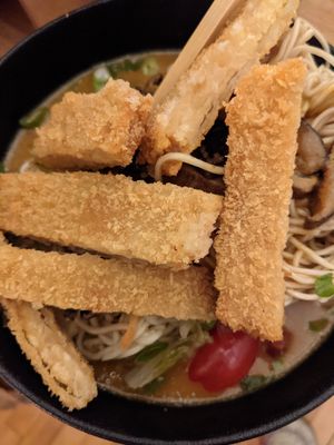 Delicious katsu curry ramen! at Umami Ramen & Izakaya in Montreal