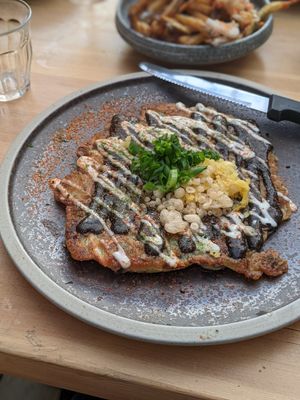 Okonomiyaki at Umami Ramen & Izakaya in Montreal