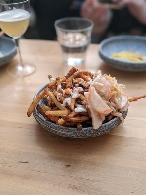 Kimchi fries at Umami Ramen & Izakaya in Montreal
