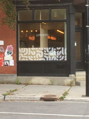 Storefront  at Umami Ramen & Izakaya in Montreal
