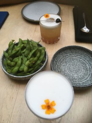 Edamame  at Umami Ramen & Izakaya in Montreal
