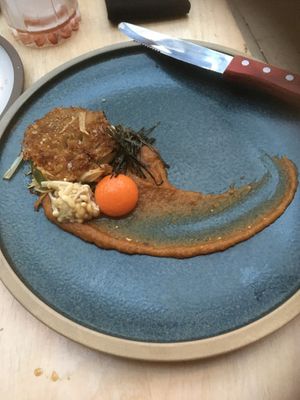 Mushrooms with spiced Japanese squash at Umami Ramen & Izakaya in Montreal