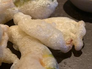 Tempura up close   at Umami Ramen & Izakaya in Montreal