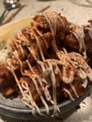 Fried tofu dish  at Umami Ramen & Izakaya in Montreal