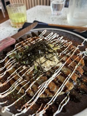 Okonomiyaki  at Umami Ramen & Izakaya in Montreal