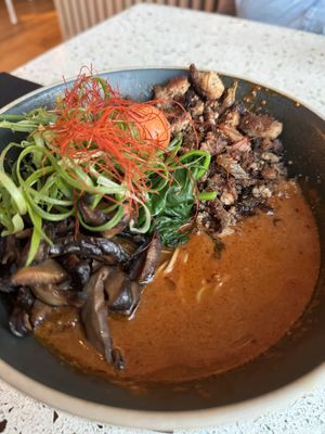 Spicy tantanmen  at Umami Ramen & Izakaya in Montreal