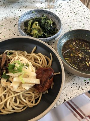 Shoyu tsukemen at Umami Ramen & Izakaya in Montreal