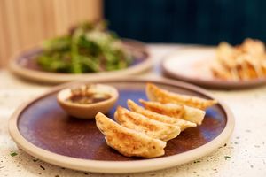 Gyoza at Umami Ramen & Izakaya in Montreal